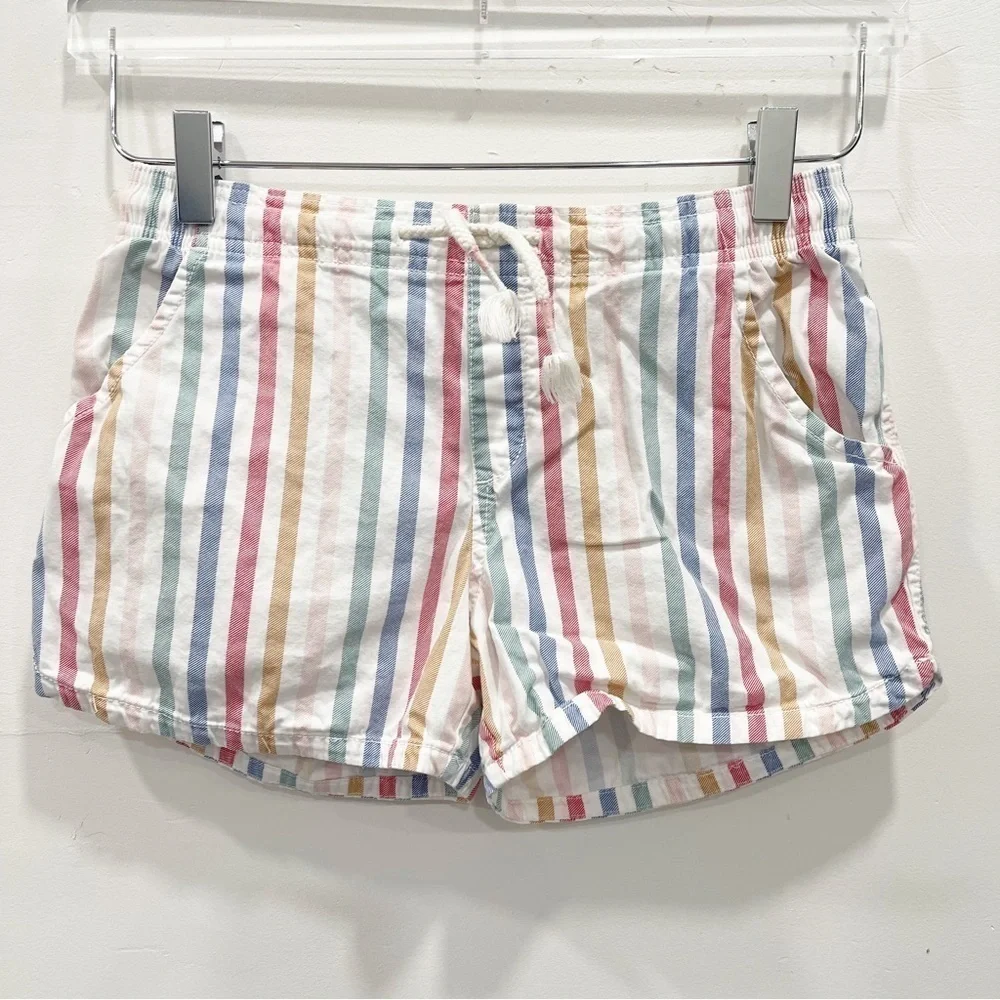 Old Navy Colorful Stripe Shorts Cotton Girls XL 14